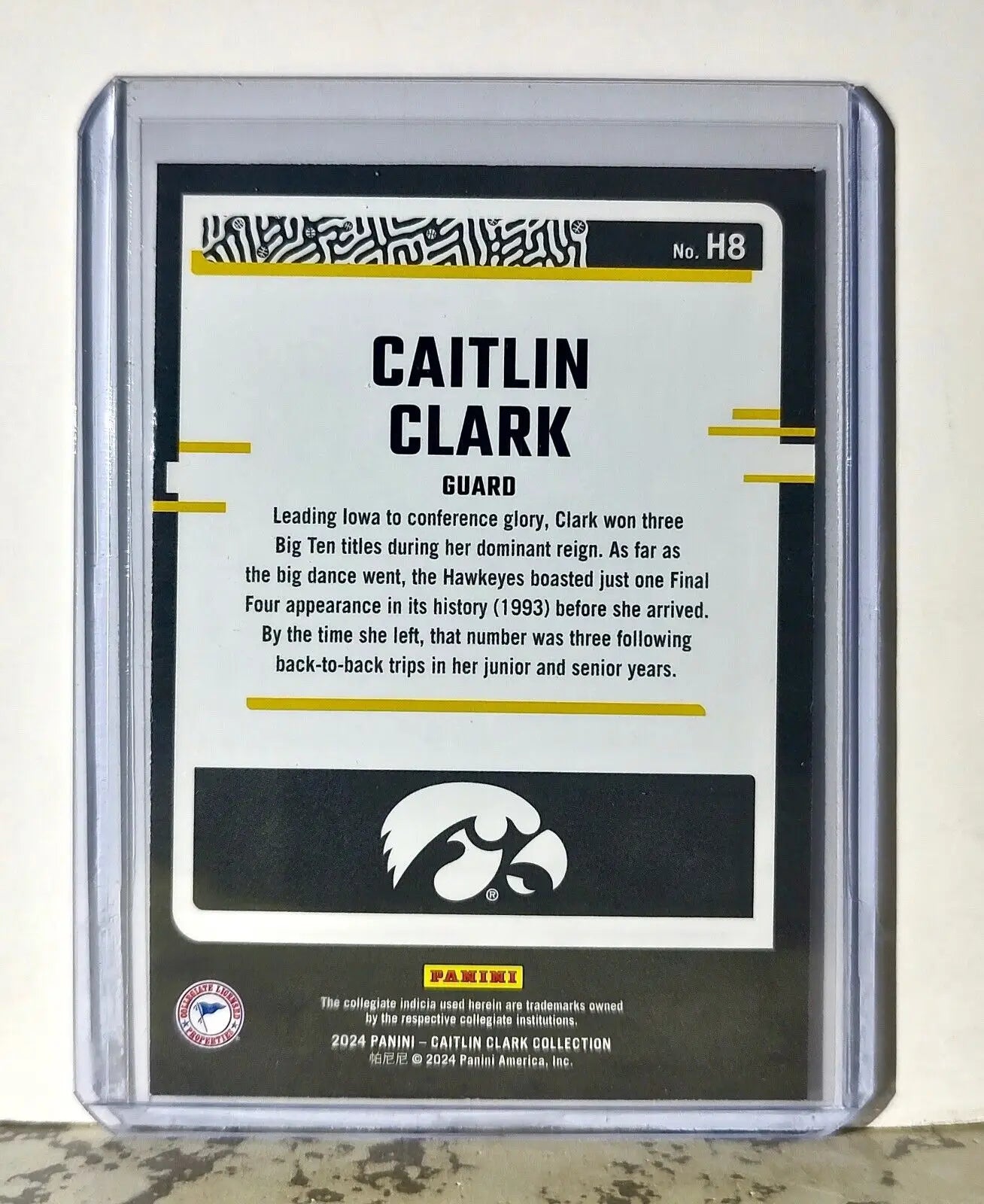 2024 Caitlin Clark Panini Donruss #H8 Highlights Basketball Card Iowa Hawkeyes - Basketball Card Single