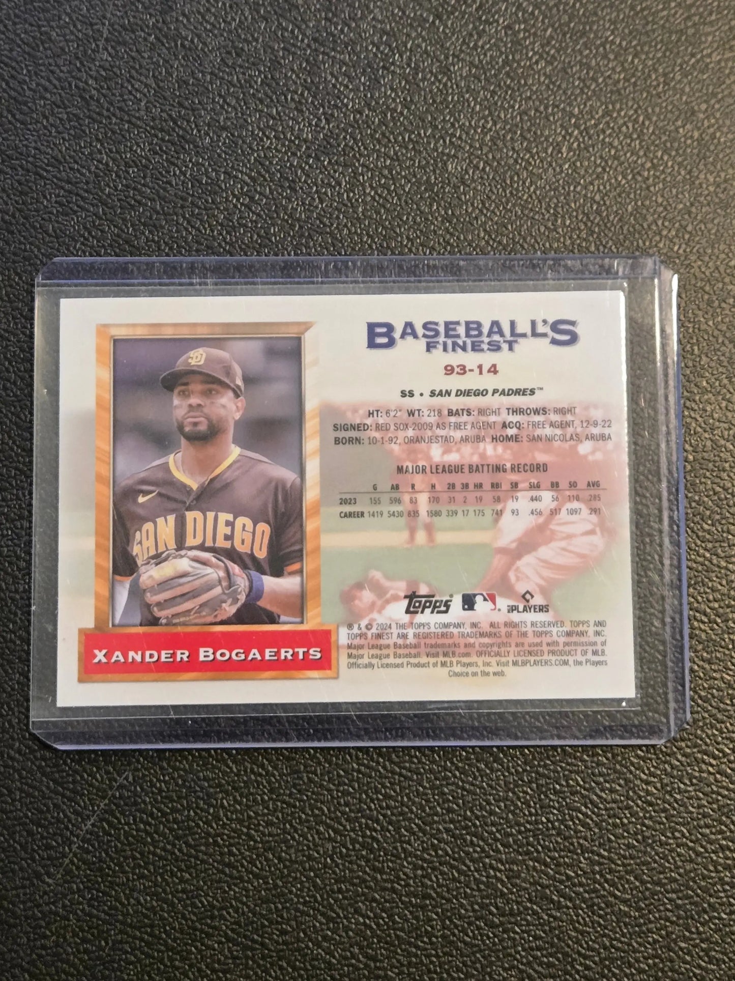 2024 Finest #93-14 Xander Bogaerts What If... 1993 Finest Prototypes - Baseball Card Single