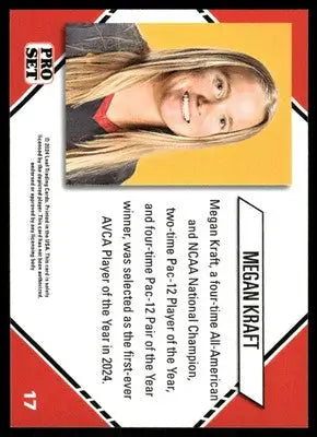 2024 Leaf Beach Volleyball Megan Kraft #17 Volleyball - Other