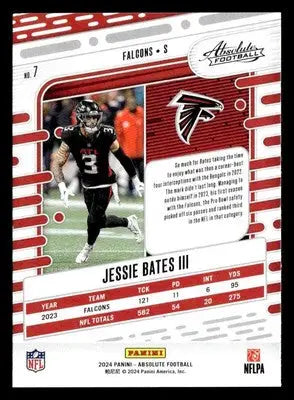 2024 Panini Absolute #7 Jessie Bates III Retail - Football Card Single