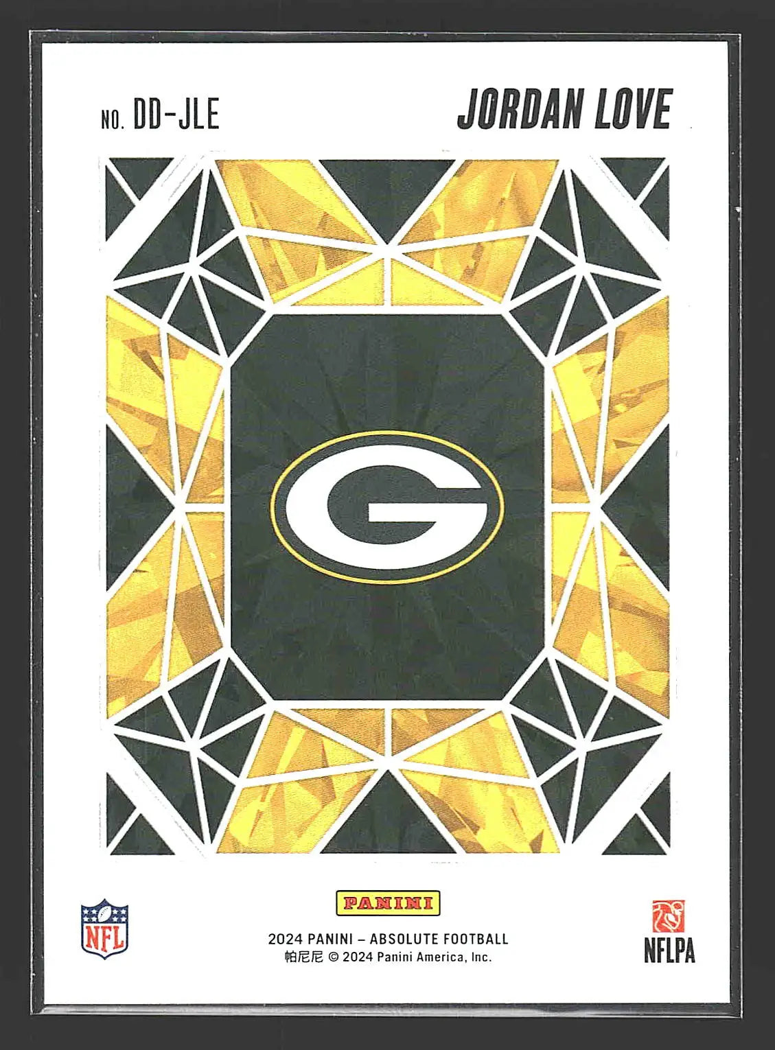 2024 Panini Absolute #DD-JLE Jordan Love Draft Diamonds - Football Card Single