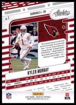 2024 Panini Absolute - Retail Kyler Murray 1 Arizona Cardinals - Football Card Single