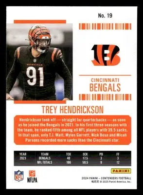 2024 Panini Contenders Football Mojo #19 Trey Hendrickson - Football Card Single