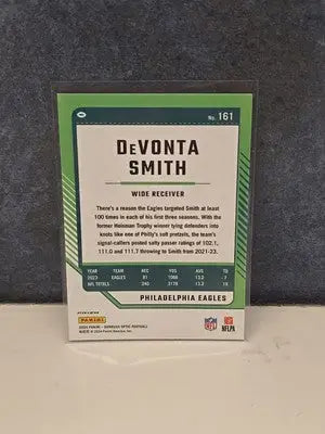 2024 Panini Donruss Optic - Devonta Smith #161 Holo Prizm Philadelphia Eagles