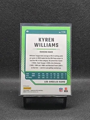 2024 Panini Donruss Optic - Kyren Williams #114 Stars Prizm