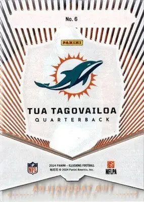 2024 Panini Illusions #6 Tua Tagovailoa Abracadabra Orange - Football Card Single