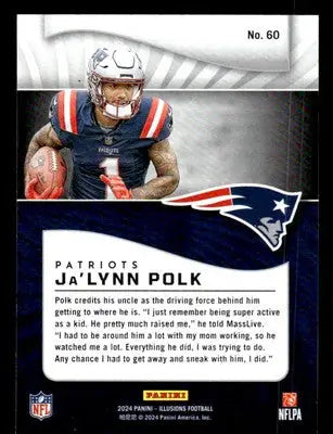 2024 Panini Illusions #60 Ja’Lynn Polk - Football Card Single
