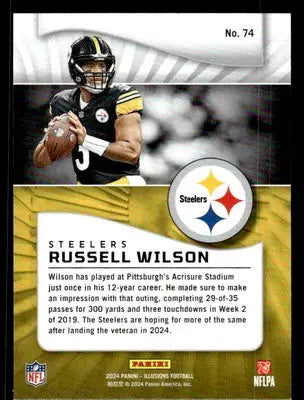 2024 Panini Illusions #74 Russell Wilson - Football Card Single