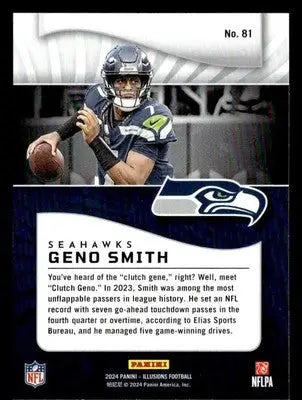 2024 Panini Illusions #81 Geno Smith Retail - Football Card Single