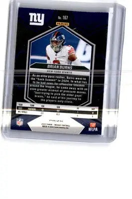 2024 Panini Mosaic #167 Brian Burns Mosaic - Football Card Single