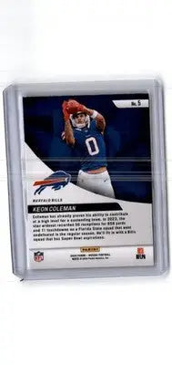 2024 Panini Mosaic #5 Keon Coleman Elevate - Football Card Single
