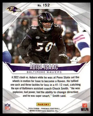 2024 Panini Phoenix #152 Adisa Isaac Rookie Rookie - Football Card Single