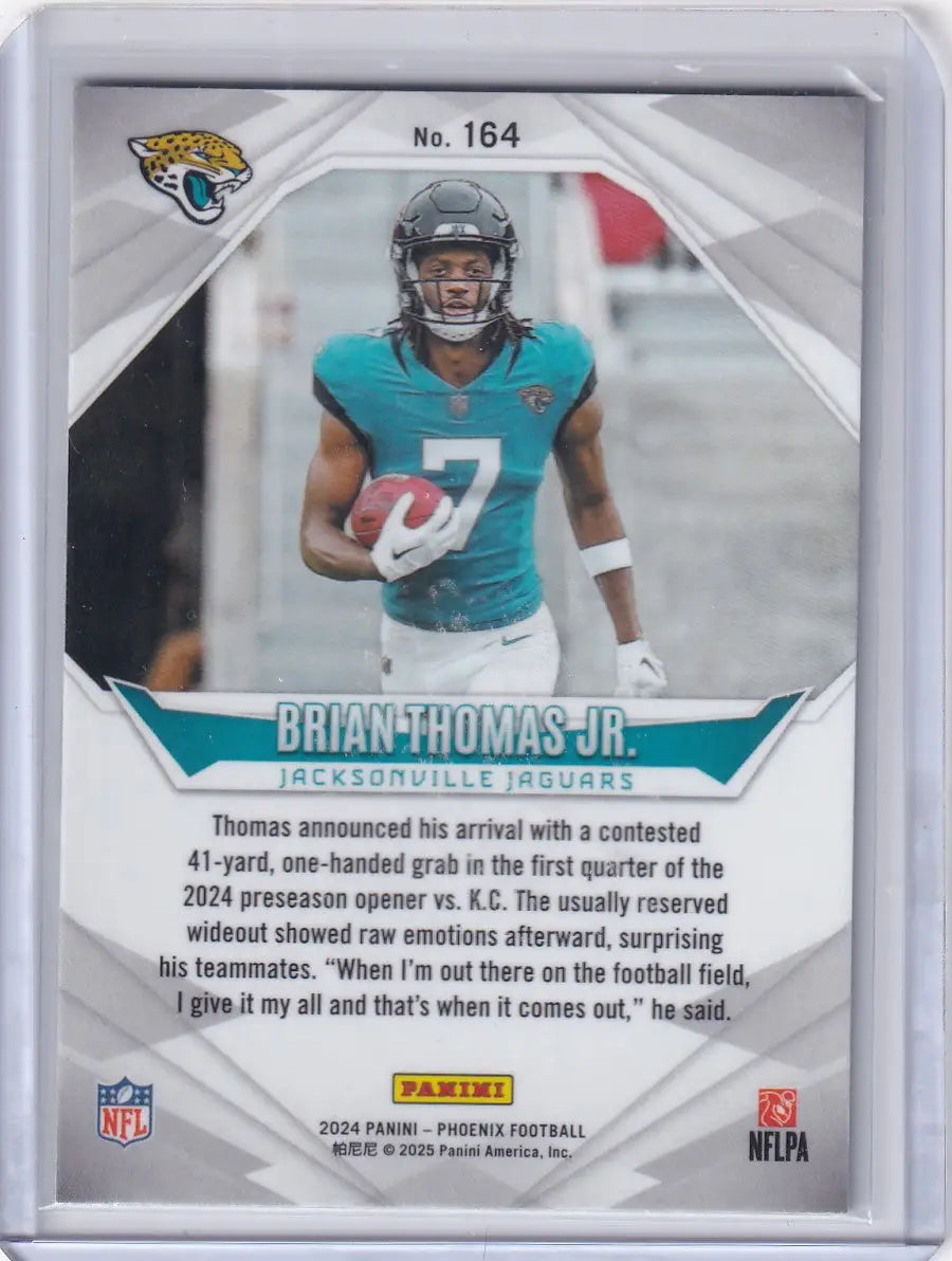 2024 Panini Phoenix #164 Brian Thomas Jr. - Jacksonville Jaguars - Football Card Single
