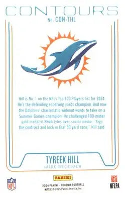 2024 Panini Phoenix Contours #CON-THL Tyreek Hill - Football Card Single