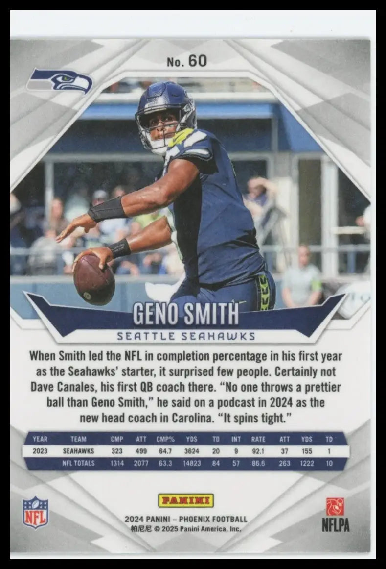 2024 Panini Phoenix Geno Smith 60 Seattle Seahawks - Football Card Single