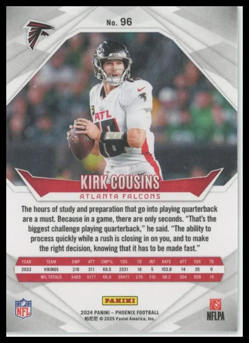 2024 Panini Phoenix - Kirk Cousins #96