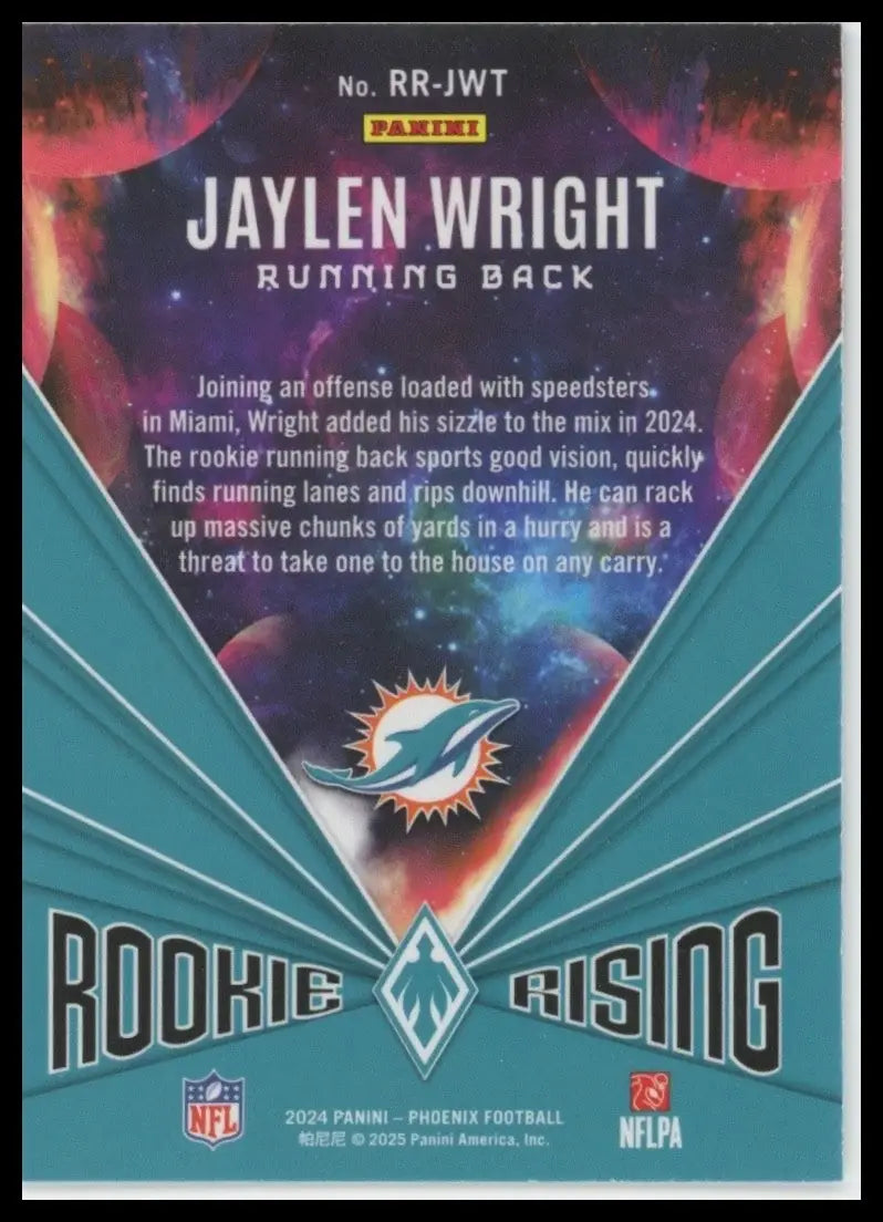 2024 Panini Phoenix - Rookie Rising Jaylen Wright #RR-JWT (RC)