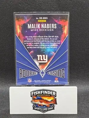 2024 Panini Phoenix - Rookie Rising Malik Nabers #RR-MNS (RC) - Football Card Single