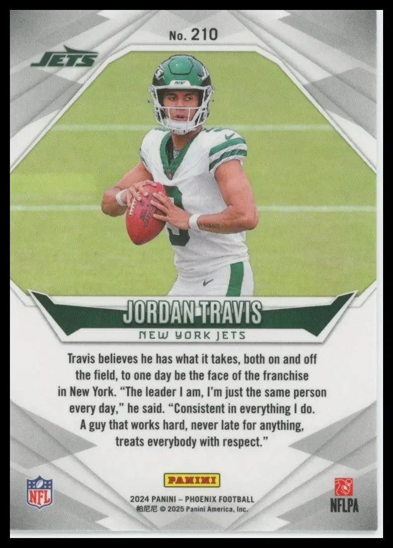 2024 Panini Phoenix - Rookies Jordan Travis #210 (RC)