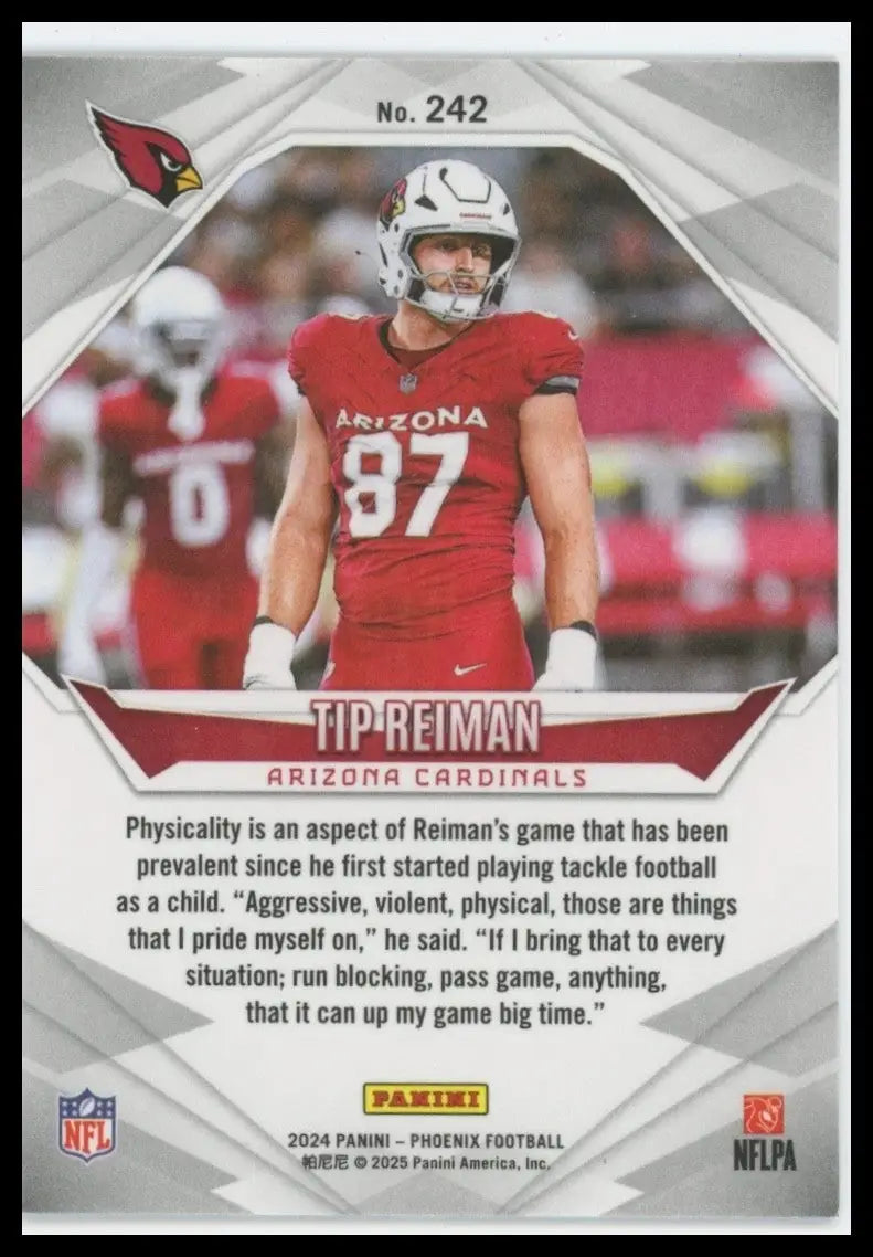 2024 Panini Phoenix - Rookies Tip Reiman #242 (RC)