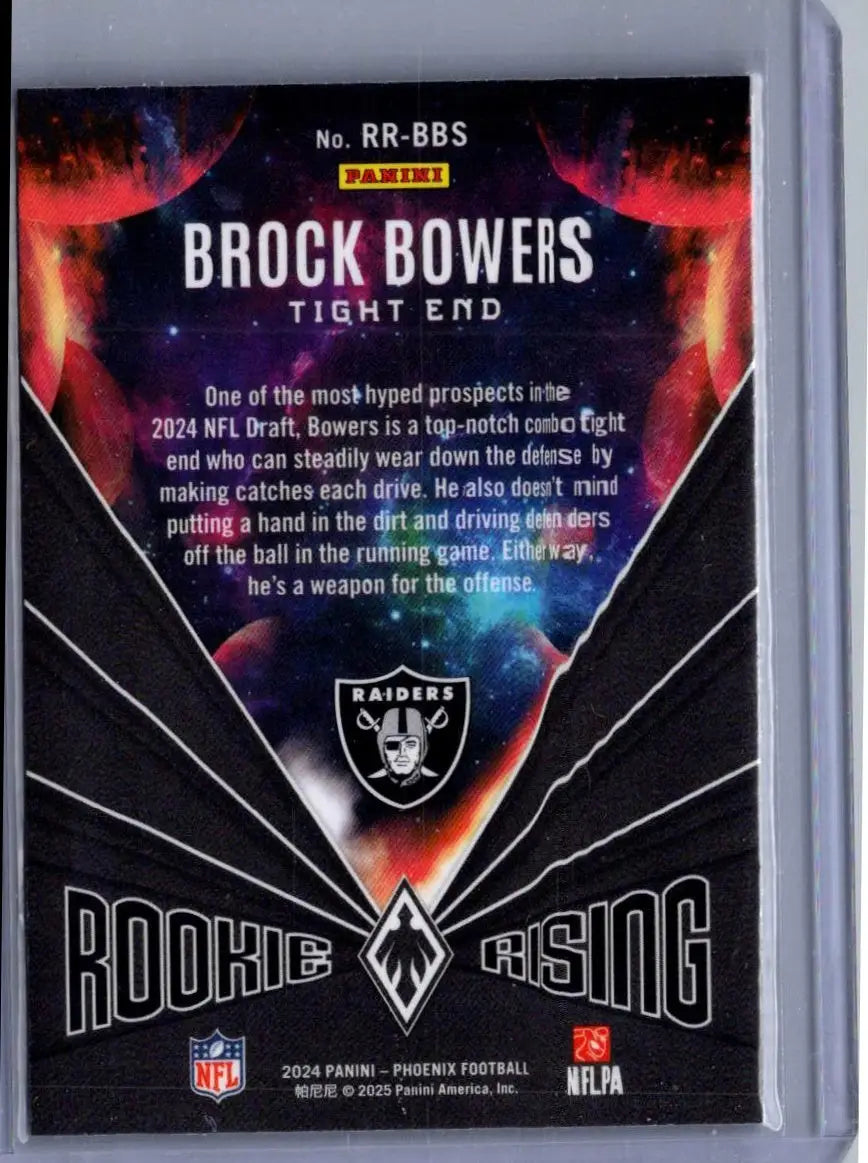 2024 Panini Phoenix #RR-BBS Brock Bowers Rookie Rising - Football Card Single