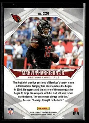 2024 Panini Phoenix - Silver Marvin Harrison Jr. #226 RC Arizona Cardinals