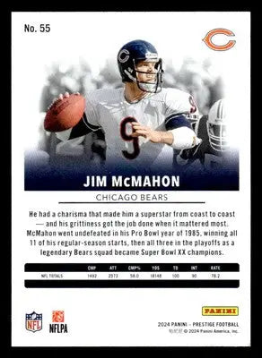 2024 Panini Prestige #55 Jim McMahon - Football Card Single