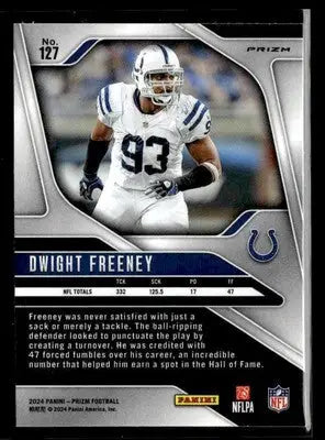 2024 Panini Prizm #127 Dwight Freeney Silver - Football Card Single