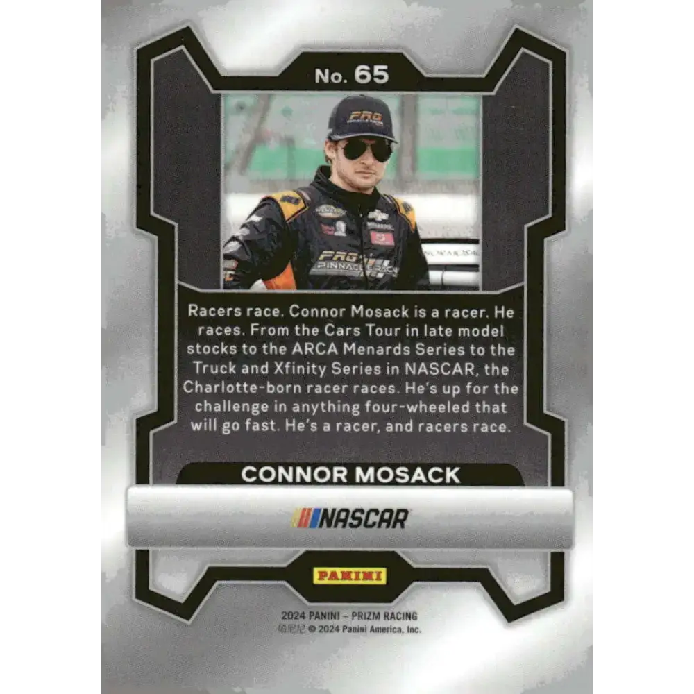 2024 Panini Prizm #65 Connor Mosack NM-MT Chevy Performance/Pinnacle Racing/Chevrolet Racing Card - Racing Card Single