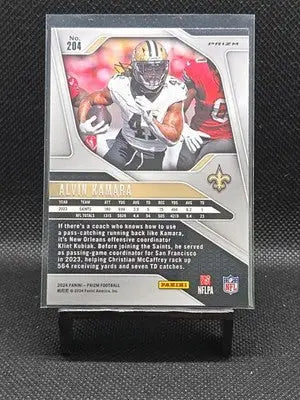 2024 Panini Prizm - Alvin Kamara #204 Silver Prizm - Football Card Single
