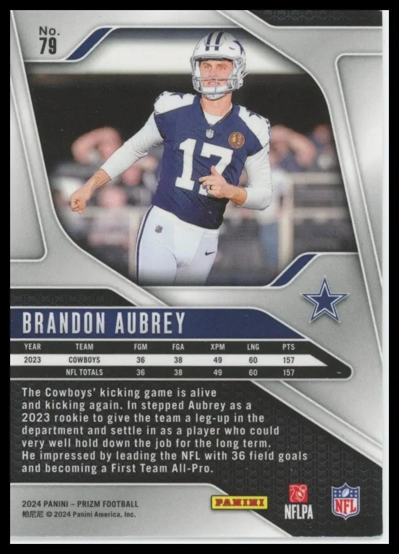 2024 Panini Prizm - Brandon Aubrey #79 - Football Card Single