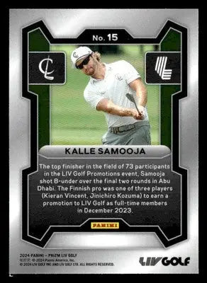 2024 Panini Prizm LIV #15 Kalle Samooja - Other-Sports Card Single
