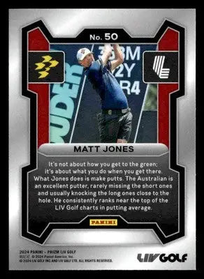 2024 Panini Prizm LIV #50 Matt Jones - Football Card Single