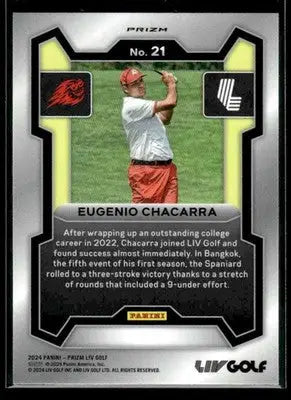 2024 Panini Prizm LIV Eugenio Chacarra #21 Silver Fireballs - Other