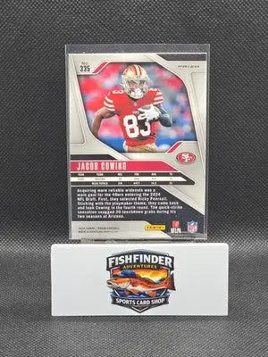 2024 Panini Prizm - Rookies Jacob Cowing #335 Lazer Prizm (RC) - Football Card Single