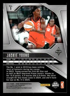 2024 Panini Prizm WNBA #1 Jackie Young - Basketball Card Single