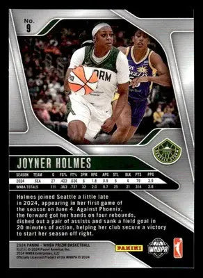 2024 Panini Prizm WNBA #9 Joyner Holmes - Basketball Card Single