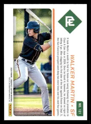 2024 Panini Prospect Edition #121 Walker Martin - Baseball Card Single