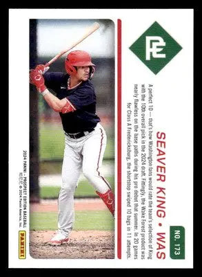 2024 Panini Prospect Edition #173 Seaver King - Baseball Card Single