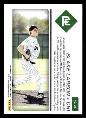 2024 Panini Prospect Edition #28 Blake Larson - Baseball Card Single