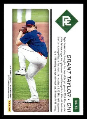 2024 Panini Prospect Edition #56 Grant Taylor - Baseball Card Single