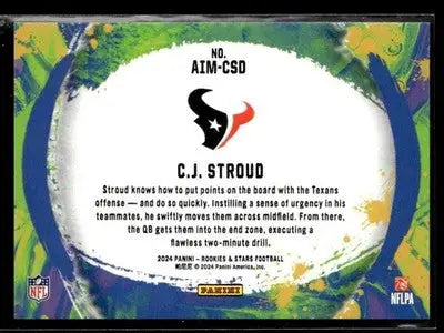 2024 Panini Rookies & Stars C.J. Stroud #AIM-CSD Artistry in Motion Texans - Football Card Single