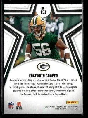 2024 Panini Rookies & Stars Edgerrin Cooper #131 RC Green Bay Packers - Football Card Single