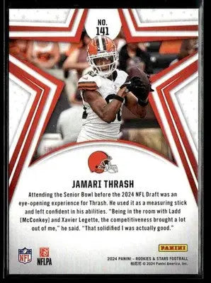 2024 Panini Rookies & Stars Jamari Thrash #141 RC Cleveland Browns - Football Card Single
