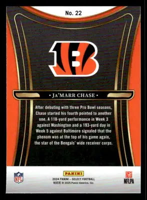 2024 Panini Select #22 Ja’Marr Chase Phenomenon - Football Card Single