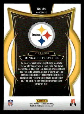 2024 Panini Select #84 Minkah Fitzpatrick - Football Card Single