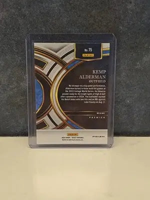 2024 Panini Select Kemp Alderman Red/Blue Prizm #75 - Baseball Card Single
