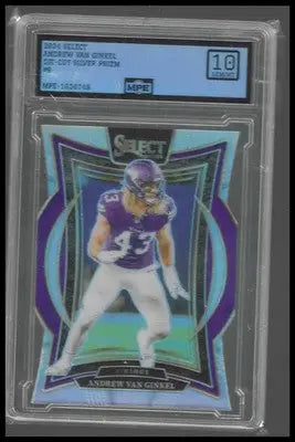 2024 Panini Select Silver Prizm Die Cut #6 Andrew Van Ginkel Rookie MPE 10 - Football Card Single