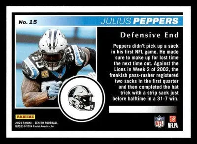 2024 Panini Zenith #15 Julius Peppers Retail - Football Card Single