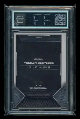2024 Pulse Baseball Yoelín Céspedes #38B Ruby 51/85 Baseball Arena Club 9.5 - Baseball Card Single